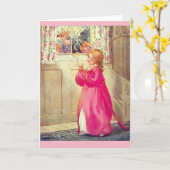 Vintage - Imaginary Friends, Karte (Gelbe Blume)