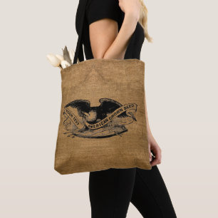 Vintage Imitate Burlap Sack American Eagle Templat Tasche