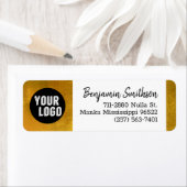 Vintage Imitate Gold Luxus Custom Rücksendeadresse (Insitu)