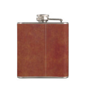 Vintage Imitate Leather Celtic Knot Template Flachmann (Rückseite)