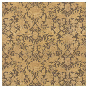 Vintage Imitate Leder-Blumenmuster Stoff