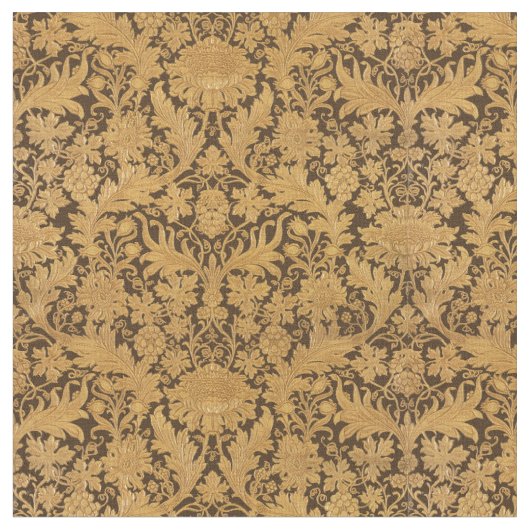 Vintage Imitate Leder-Blumenmuster Stoff (Nahaufnahme)
