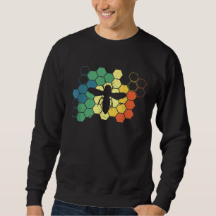 Vintage-Imker Apiarian Biene Honigwaben T-Shirt Sweatshirt