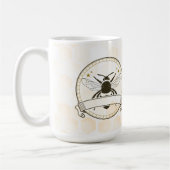 Vintage Imker Honig Geschäft Kaffeetasse (Links)