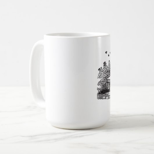 Vintage Imker Tasse (Vorderseite Links)