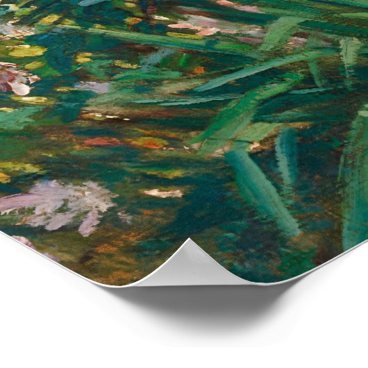 Vintage Impressionistin Poster (Ecke)