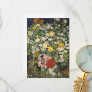 Vintage Impressionistischer Blumenstrauß Van Gogh Dankeskarte