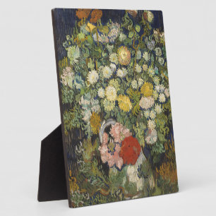 Vintage Impressionistischer Blumenstrauß Van Gogh Fotoplatte