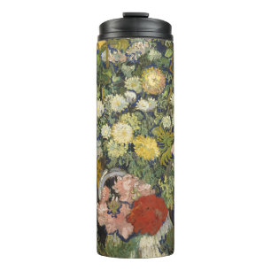 Vintage Impressionistischer Blumenstrauß Van Gogh Thermosbecher