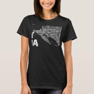 Vintage in meiner DNA Nicaragua Kontur Map Nicara T-Shirt