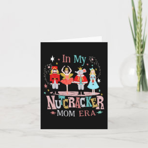 Vintage in meiner Nussknacker-Mom-Era Weihnachten Karte