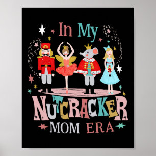 Vintage in meiner Nussknacker-Mom-Era Weihnachten  Poster