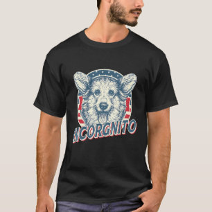 Vintage Incorgnito Corgi oder Corgi-Besitzer T-Shirt