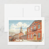 Vintage Independence Hall, Philadelphia, Penn. Postkarte (Vorne/Hinten)