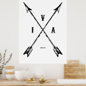 Vintage indian arrows poster (Küche)