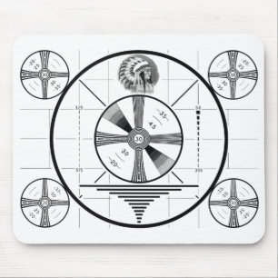 Vintage-Indian-Head-Testmuster-Mauspad Mousepad