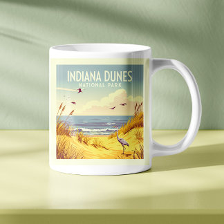 Vintage Indiana Dunes National Park  Kaffeetasse