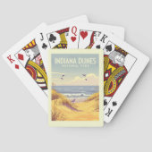 Vintage Indiana Dunes National Park Spielkarten (Rückseite)
