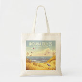 Vintage Indiana Dunes National Park Tragetasche (Vorne)