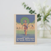 Vintage Indiana Dunes Staat Park Travel Postkarte (Stehend Vorderseite)