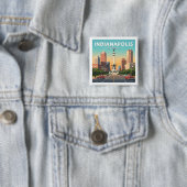 Vintage Indianapolis Indiana Button (Beispiel)