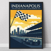 Vintage Indianapolis Poster