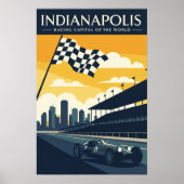 Vintage Indianapolis Poster (Vorne)