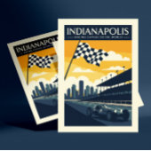 Vintage Indianapolis Postkarte