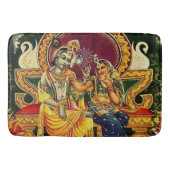 Vintage Indianenbadermatte Badematte (Vorderseite)