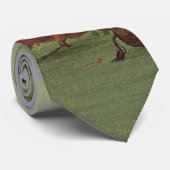 Vintage Indianer, Buffalo Chase von Catlin Krawatte (Gerollt)