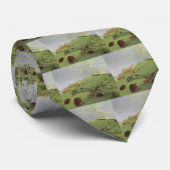 Vintage Indianer, Buffalo Chase von Catlin Krawatte (Gerollt)