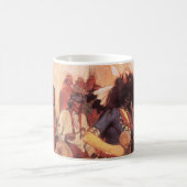 Vintage Indianer Buffalo Dancer von Cassidy Kaffeetasse (Mittel)