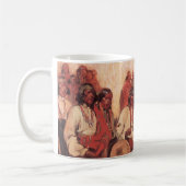Vintage Indianer Buffalo Dancer von Cassidy Kaffeetasse (Links)
