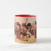 Vintage Indianer Buffalo Dancer von Cassidy Tasse (Zentrum)