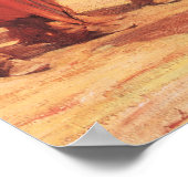 Vintage Indianer, Buffalo-Tanz von Cassidy Poster (Ecke)