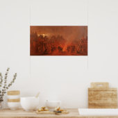 Vintage Indianer, Buffalo-Tanz von Wimar Poster (Küche)