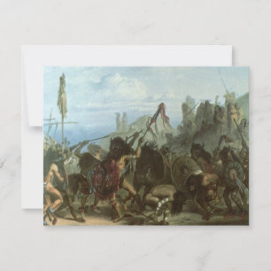 Vintage-Indianer, Büffeltanz von Karl Bodmer