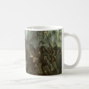 Vintage-Indianer, Büffeltanz von Karl Bodmer Kaffeetasse