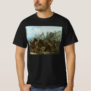 Vintage Indianer, Büffeltanz von Karl Bodmer T-Shirt