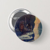 Vintage Indianerkanone Paddling Sun Classic Button (Vorne & Hinten)