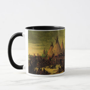 Vintage Indians, Sioux-Kriegsrat von Catlin Tasse