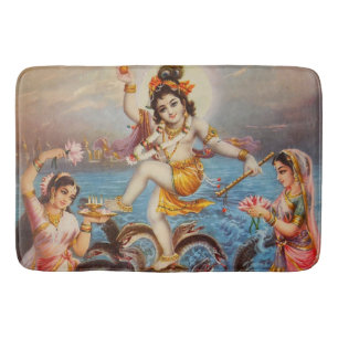 Vintage Indien-Badmatte Badematte