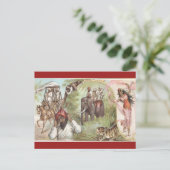 Vintage Indien Postkarte (Stehend Vorderseite)
