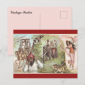 Vintage Indien Postkarte (Vorne/Hinten)