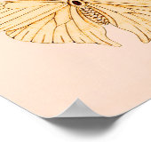 Vintage Indien-Schmetterlinge Poster (Ecke)