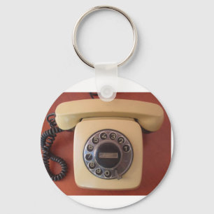 Vintage-Indien-Telefon aus den 1980er Jahren Nosta Schlüsselanhänger