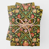 Vintage indische Blumenstickerei drucken Geschenkpapier Set (Beispiel)