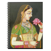 Vintage indische Frau, Moghul Art Notizblock (Vorderseite)