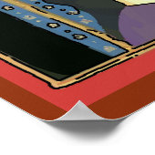 Vintage indische Frau, Moghul Art Poster (Ecke)