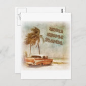 Vintage indische Küstenlandschaft Postkarte (Vorne/Hinten)